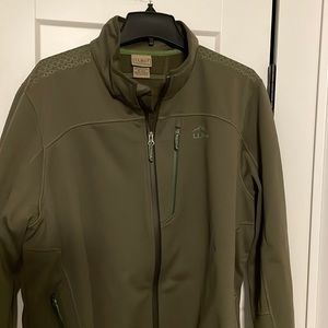LL Bean Men’s XL Regular Ridge Runner Soft-Shell Hunting Jacket, Green